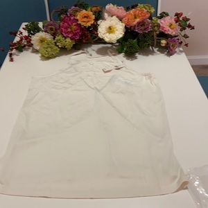 Anthropologie deep V back camisole